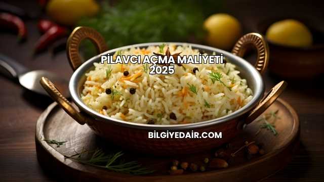 Pilavcı Açma Maliyeti 2025