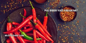 Pul Biber Yağ Yakar mı?