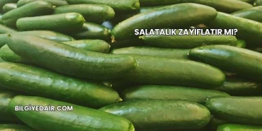 Salatalık Zayıflatır mı?
