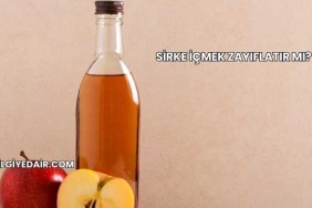 Sirke İçmek Zayıflatır mı?