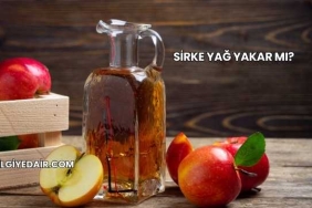 Sirke Yağ Yakar mı?
