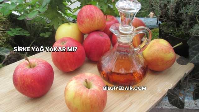Sirke Yağ Yakar mı?