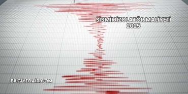 Sismik İzolatör Maliyeti 2025
