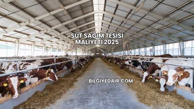 Süt Sağım Tesisi Maliyeti 2025