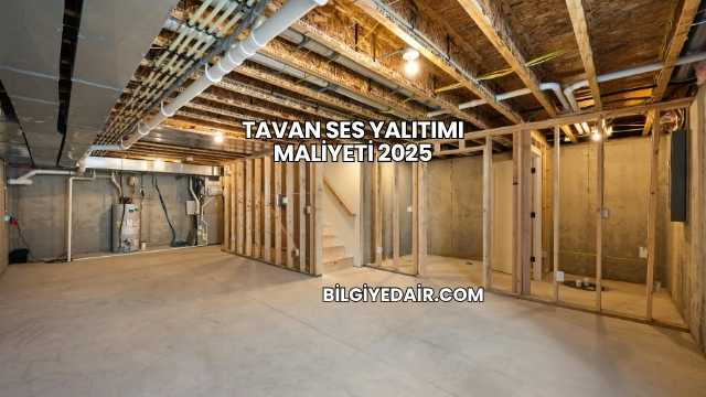 Tavan Ses Yalıtımı Maliyeti 2025