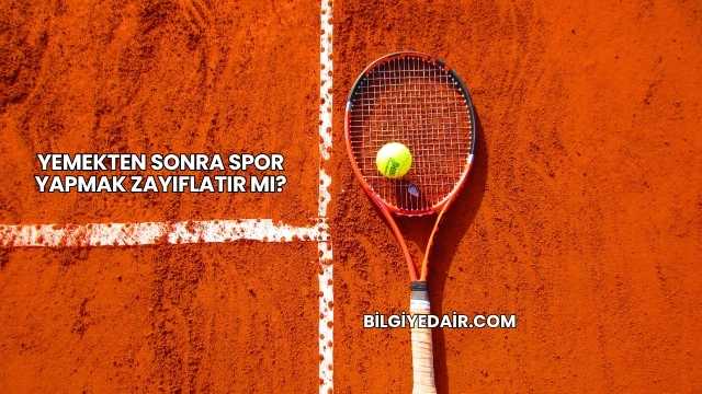 Yemekten Sonra Spor Yapmak Zayıflatır mı?