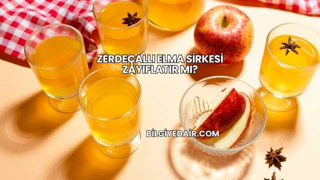 Zerdeçallı Elma Sirkesi Zayıflatır mı?