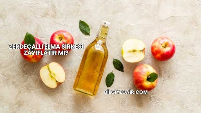 Zerdeçallı Elma Sirkesi Zayıflatır mı?