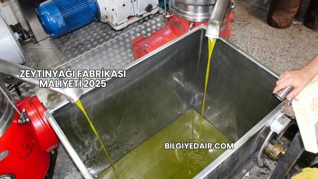 Zeytinyağı Fabrikası Maliyeti 2025