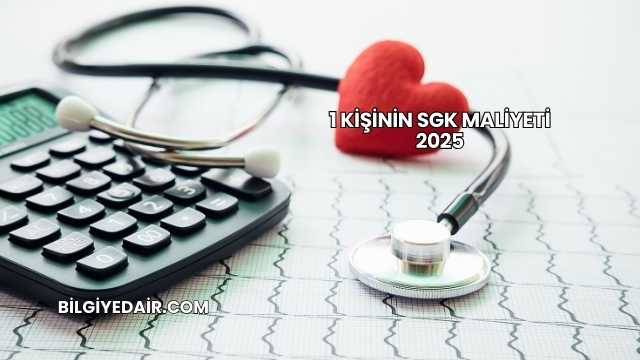 1 Kişinin SGK Maliyeti 2025