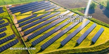 1 MW GES Kurulum Maliyeti