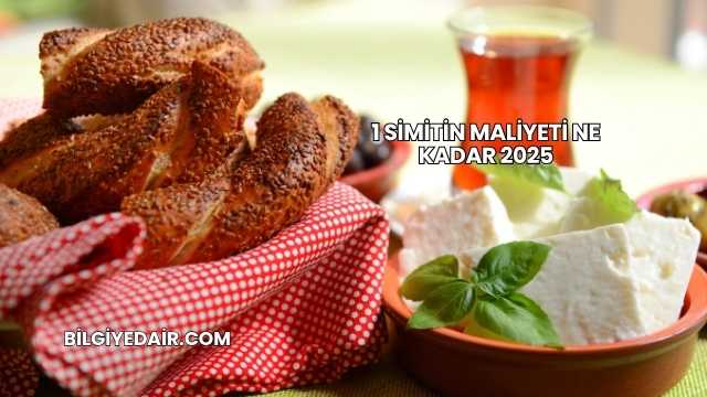 1 Simitin Maliyeti Ne Kadar 2025
