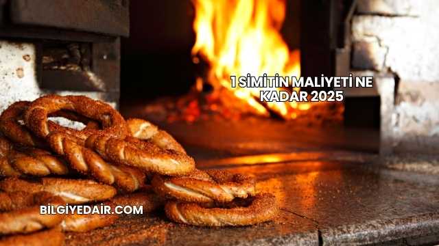 1 Simitin Maliyeti Ne Kadar 2025