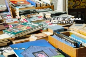 1000 Adet Kitap Basımı Maliyeti 2025