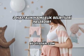 3 Haftalık Hamilelik Belirtileri Nelerdir?