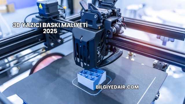 3D Yazıcı Baskı Maliyeti 2025