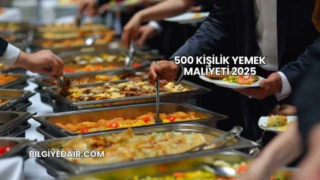 500 Kişilik Yemek Maliyeti 2025