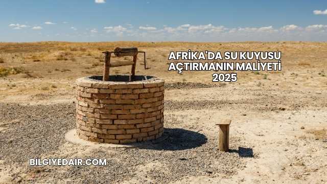 Afrika'da Su Kuyusu Açtırmanın Maliyeti 2025