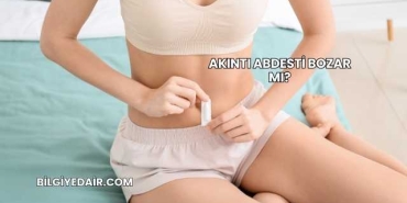 Akıntı Abdesti Bozar mı?