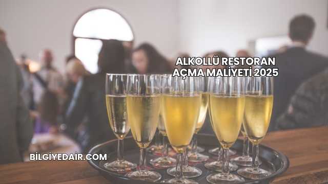 Alkollü Restoran Açma Maliyeti 2025