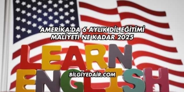Amerika'da 6 Aylık Dil Eğitimi Maliyeti Ne Kadar 2025