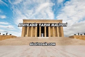 Anıtkabir Yapım Maliyeti