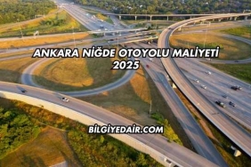 Ankara Niğde Otoyolu Maliyeti 2025