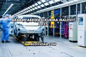 Araba Fabrikası Kurma Maliyeti 2025