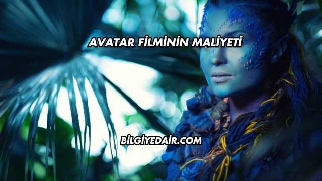 Avatar Filminin Maliyeti