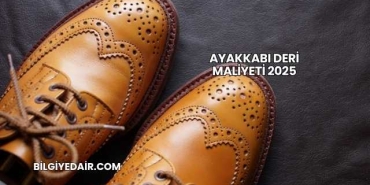 Ayakkabı Deri Maliyeti 2025