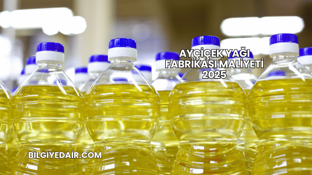 Ayçiçek Yağı Fabrikası Maliyeti 2025