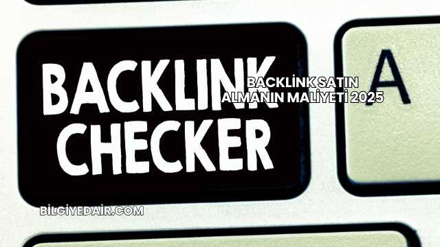 Backlink Satın Almanın Maliyeti 2025