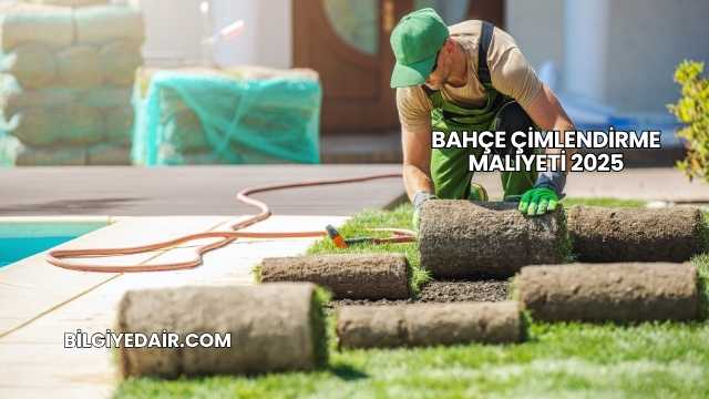 Bahçe Çimlendirme Maliyeti 2025