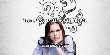 Beştepe Külliyesi Maliyeti 2025