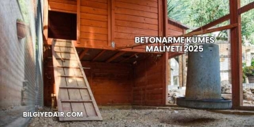 Betonarme Kümes Maliyeti 2025