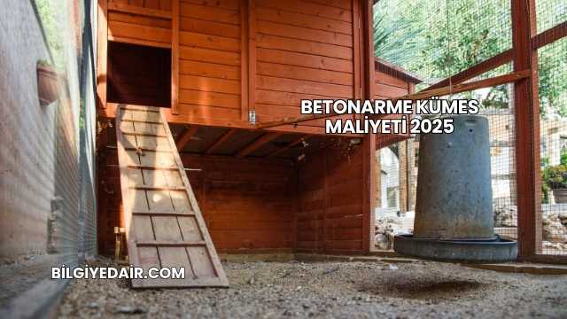Betonarme Kümes Maliyeti 2025