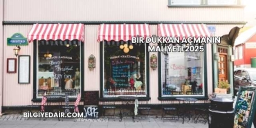 Bir Dükkan Açmanın Maliyeti 2025