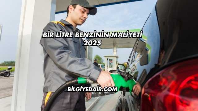 Bir Litre Benzinin Maliyeti 2025