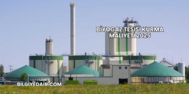 Biyogaz Tesisi Kurma Maliyeti 2025