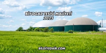 Biyogaz Tesisi Maliyeti 2025