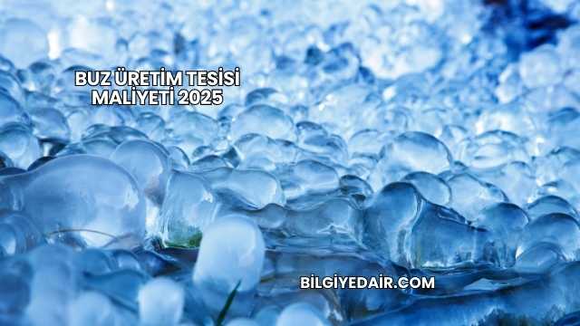 Buz Üretim Tesisi Maliyeti 2025