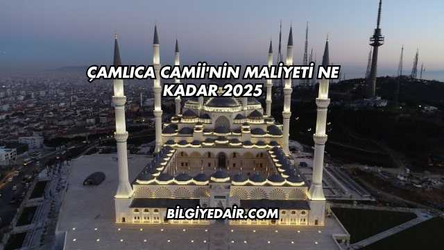 Çamlıca Camii'nin Maliyeti Ne Kadar 2025