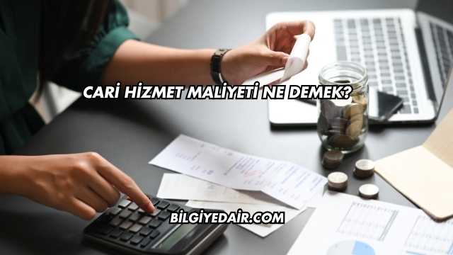 Cari Hizmet Maliyeti Ne Demek?