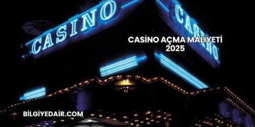 Casino Açma Maliyeti 2025