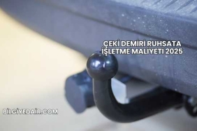 Çeki Demiri Ruhsata İşletme Maliyeti 2025