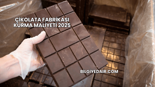Çikolata Fabrikası Kurma Maliyeti 2025