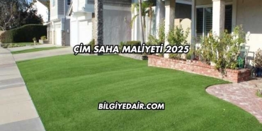 Çim Saha Maliyeti 2025
