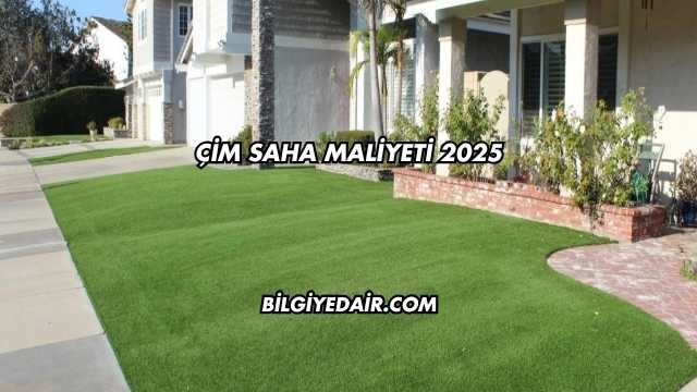 Çim Saha Maliyeti 2025