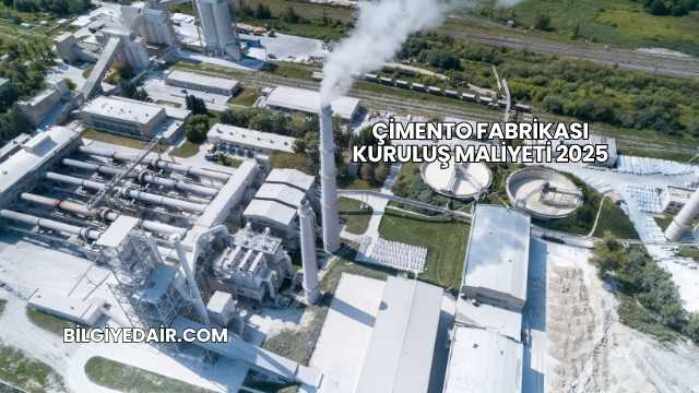 Çimento Fabrikası Kuruluş Maliyeti 2025