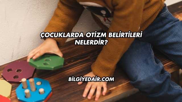 Çocuklarda Otizm Belirtileri Nelerdir?